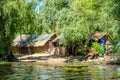 Traditional Fishing huts in the Danube Delta