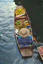 Traditional Floating Market, Bangkok, Thailand Royalty Free Stock Photo