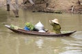 Traditional floating market