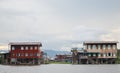 Traditional floating village houses in Inle Lake, Myanmar Royalty Free Stock Photo