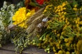 Traditional flowers to Orthodox Christian holiday - Honey Spas on 14 August