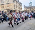 Morris Dancers on May Day Morning in Oxford, England