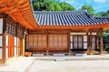 Korea Traditional Folk House Royalty Free Stock Photo