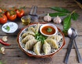 Traditional food dumpling momos