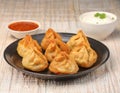 Traditional food dumpling momos
