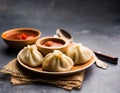 Traditional food dumpling momos