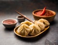 Traditional food dumpling momos