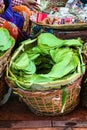 Traditional food market in Heho, Shan State, Myanmar former Burma Royalty Free Stock Photo