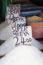 Traditional food market in Zanzibar, Africa. Royalty Free Stock Photo