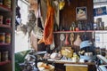 Traditional food store inside Ulster American Folk Park in Northern Ireland Royalty Free Stock Photo