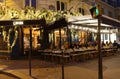 The traditional french brasserie Arcade located near Saint Lazare railway station, Paris, France Royalty Free Stock Photo
