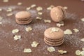 Traditional french eco-friendly dessert Macarons.