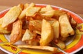 Traditional french fries Royalty Free Stock Photo