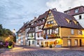 Traditional french houses in Colmar, France Royalty Free Stock Photo