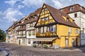 Traditional french houses in Colmar Royalty Free Stock Photo