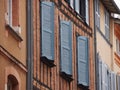 Traditional French windows Royalty Free Stock Photo