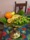Fruits and horai traditional rules Royalty Free Stock Photo