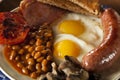 Traditional Full English Breakfast Royalty Free Stock Photo