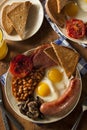 Traditional Full English Breakfast Royalty Free Stock Photo