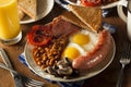 Traditional Full English Breakfast Royalty Free Stock Photo