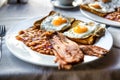 Traditional full english breakfast Royalty Free Stock Photo