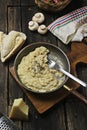 Traditional fungi risotto