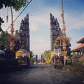 Traditional Balinese gate