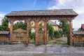 Traditional gateway in Romania