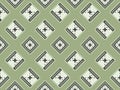 Traditional Geometric seamless Ethnic pattern in swithing rectangle style and crossing stripe line zigzag. Colorful of yellow gray Royalty Free Stock Photo