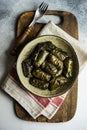 Traditional georgian tolma dish Royalty Free Stock Photo