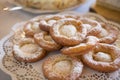 Traditional German fried dough pastries