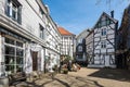 Traditional german half-timbered architecture Hattingen, Germany