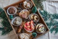 Traditional German home made Christmas Cookies Royalty Free Stock Photo