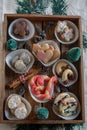 Traditional German home made Christmas Cookies Royalty Free Stock Photo