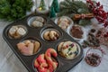 Traditional German home made Christmas Cookies Royalty Free Stock Photo