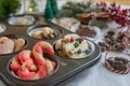 Traditional German home made Christmas Cookies Royalty Free Stock Photo