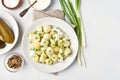 Traditional german potato salad Royalty Free Stock Photo