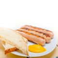 Traditional German wurstel sausages Royalty Free Stock Photo