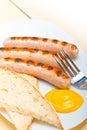 Traditional German wurstel sausages Royalty Free Stock Photo