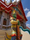 Traditional giant guard at Thai temple