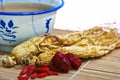 Traditional Ginseng Soup 04 Royalty Free Stock Photo