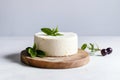 Traditional goat cheese with herbs