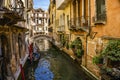 Traditional gondolas in Venice, Italy