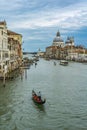 Traditional gondolas in Venice, Italy Royalty Free Stock Photo