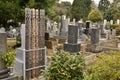 Graves Yanaka cemetery Tokyo