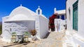 Traditional Greece series - streets of Amorgos, Chora village