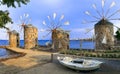 Traditional Greece series - windmills of Chios island