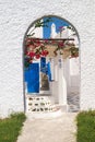 Traditional Greek architecture on Mykonos island