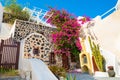 Traditional greek architecture on Santorini island, Greece Royalty Free Stock Photo