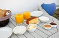 Traditional Greek breakfast Royalty Free Stock Photo